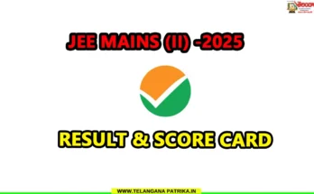jeemains 2025 final key result scorecard download link