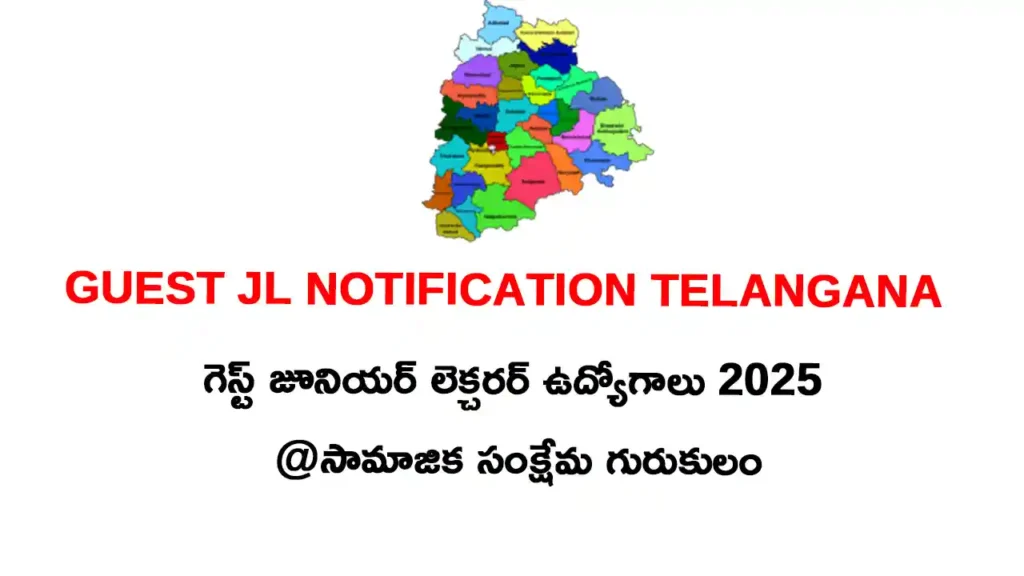Part time Lecturer Posts Telangana 2025
