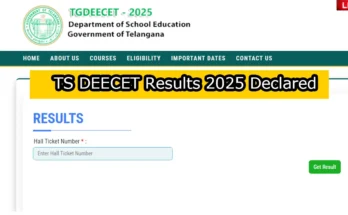 TS DEECET Results 2025 Declared