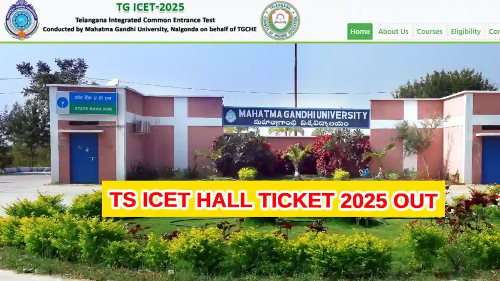 TS ICET Hall Ticket 2025 full detailsdirect link