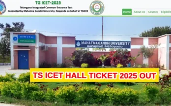TS ICET Hall Ticket 2025 full detailsdirect link