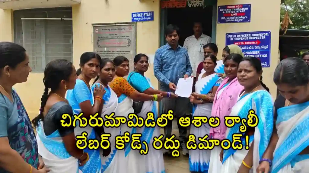 Asha Workers Rally in Chigurumamidi