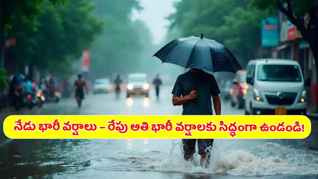 Heavy Rains Alert Telangana 2025 details in Telugu