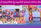 Bonalu Celebrations 2025 - Bonalu Celebration at Anand Vidyaniketan High School in Rajanna Siricilla, 2025