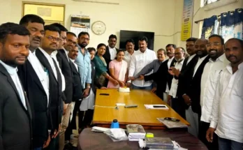 International Justice Day Celebration by Vemulawada Lawyers at Court Association