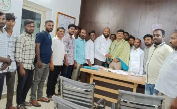 KTR Sena 2025 Bhaskar Goud Felicitating SI