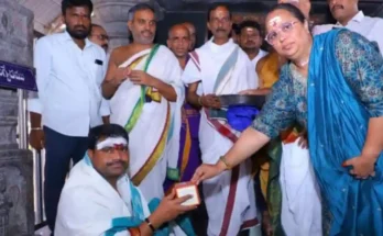 Medipalli Satyam Vemulawada Visit 2025 – Special Pooja at Sri Rajarajeshwara Swamy Temple