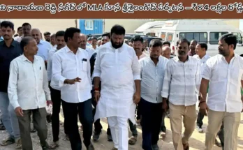 MLA Kuna Srisailam Goud Visit 2025 – Colony Tour and Road Sanction