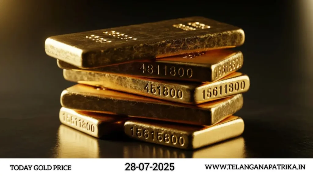 Today Gold Rate In India July 28 2025 - "Gold and silver prices in India on July 28, 2025 – Slight dip in gold, silver rising"