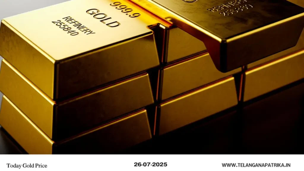 Today Gold Rate In India July 26 2025 - Gold and silver price chart July 26 2025 India