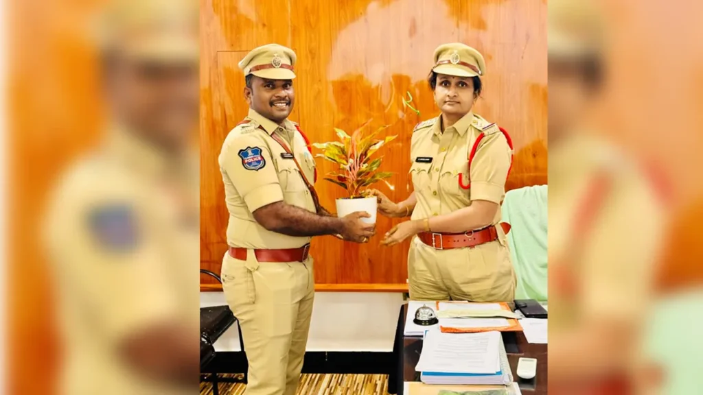 Bhadradri Kothagudem - New CI takes charge at Julurupadu Police Station, Bhadradri Kothagudem, 2025.