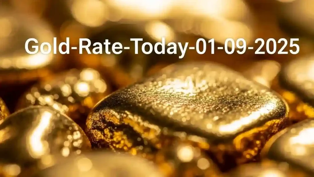 Gold Rate Today - "Gold, Silver, Platinum Latest Price in India – September 01, 2025"