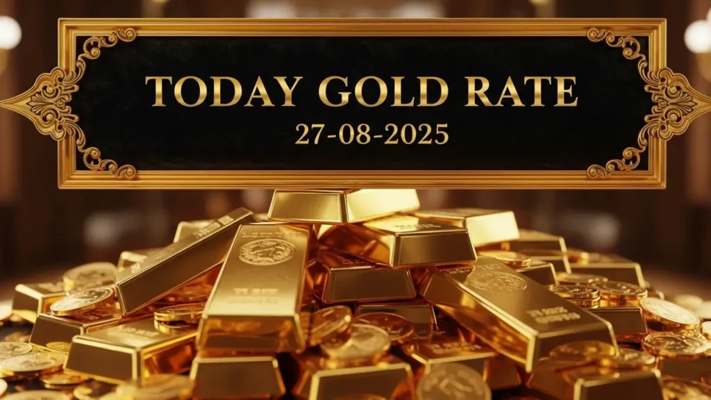 Gold Rate Today - "Gold, Silver, Platinum Latest Price in India – August 27, 2025"