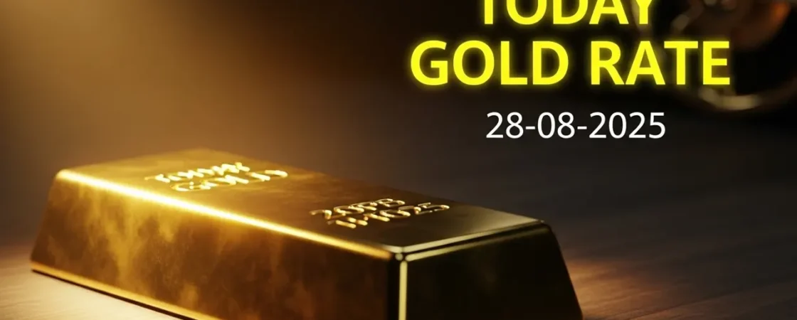 Gold Rate Today - "Gold, Silver, Platinum Latest Price in India – August 28, 2025"