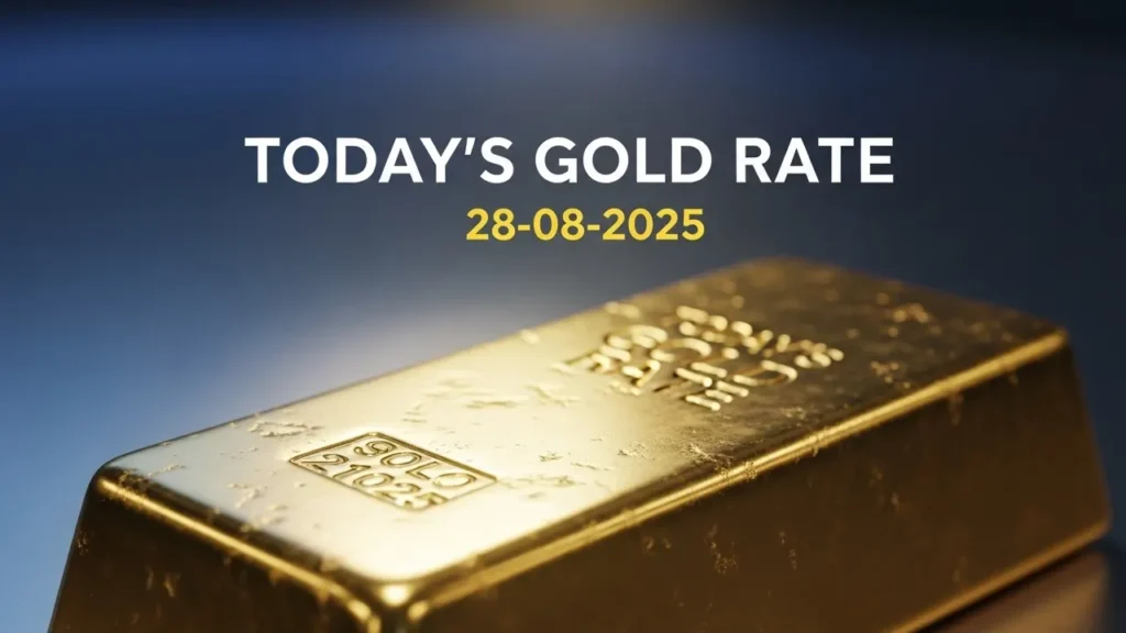 Gold Rate Today - "Gold, Silver, Platinum Latest Price in India – August 28, 2025"