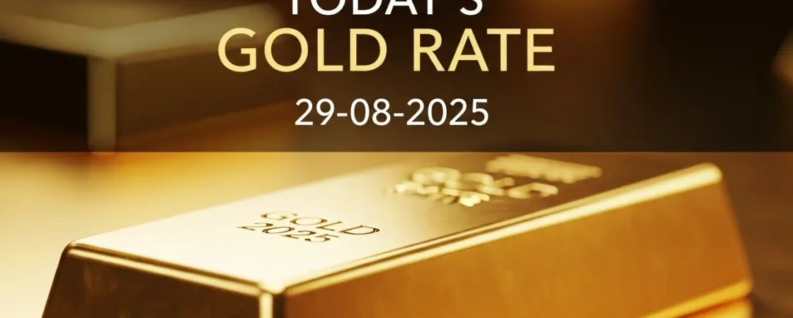 Gold Rate Today - "Gold, Silver, Platinum Latest Price in India – August 29, 2025"