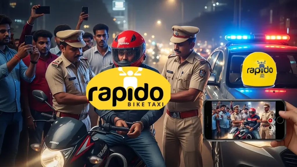 Rapido driver arrested: Hyderabad man detained for assault and communal hate video on social media