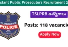 TSLPRB APP Recruitment 2025: 118 ఉద్యోగాలు విడుదల!