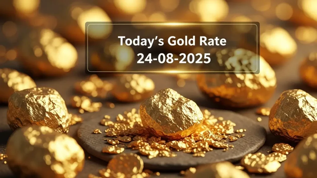 Gold Rate Today - "Gold, Silver, Platinum Latest Price in India – August 24, 2025"
