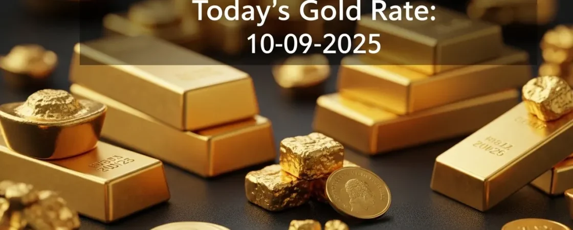 Gold Rate Today - "Gold, Silver, Platinum Latest Price in India – September 10, 2025"