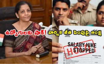 Salary Hike Stop nirmala sitharaman latest updates