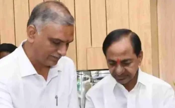 Harish Rao meets KCR