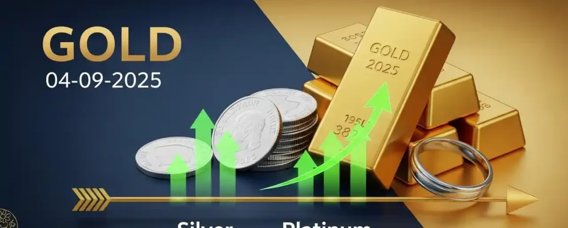 Gold Rate Today - "Gold, Silver, Platinum Latest Price in India – September 04, 2025"