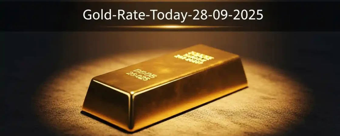 Gold Rate Today - "Gold, Silver, Platinum Latest Price in India – September 28, 2025"