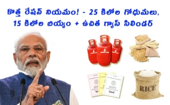New Ration Card Rule 2025 provides 25kg wheat, 15kg rice and free LPG cylinder to eligible AAY and PHH households under India's enhanced public distribution system