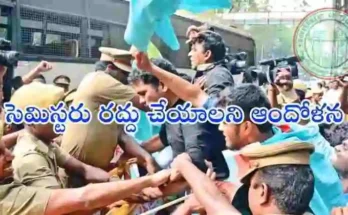 Telangana Students Boycott Semester