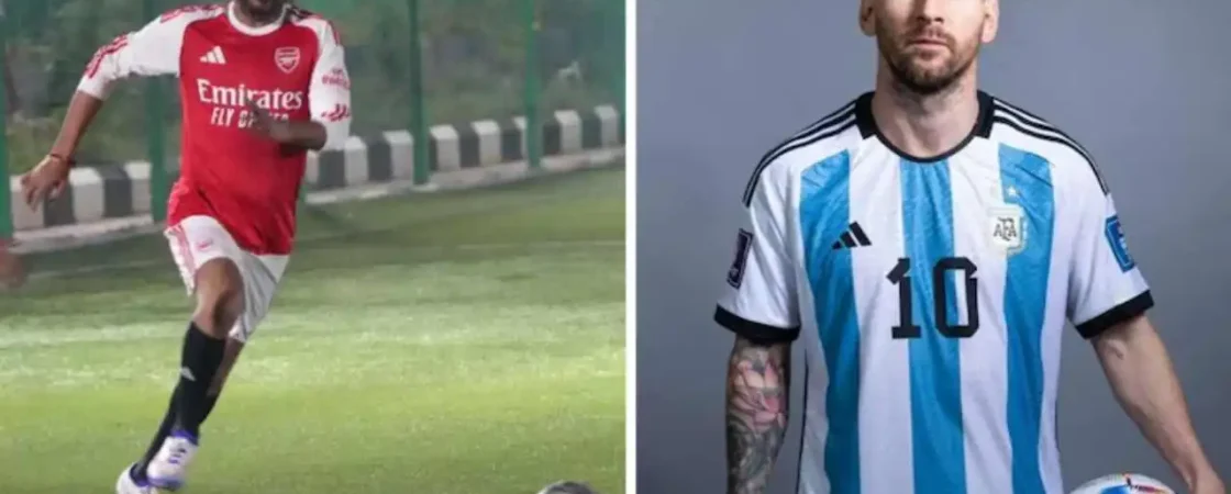 Revanth Reddy Lionel Messi