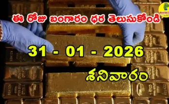 Silver Rate Today - Gold rate chart in Hyderabad jewelry store on 31 January 2026