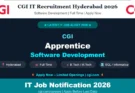CGI Recruitment Hyderabad 2026 – Apprentice Software Development Job