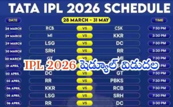 IPL 2026 SCHEDULE
