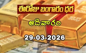 Gold Rate Today - Gold rate chart in Hyderabad jewelry store on 29 March 2026