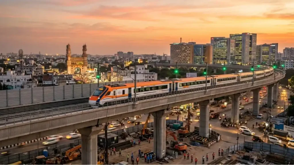 Hyderabad RRR Rail Corridor Railway Ministry Telangana Government Consultation Alignment 2026