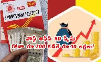 Post Office RD scheme 2026 Telugu savings plan