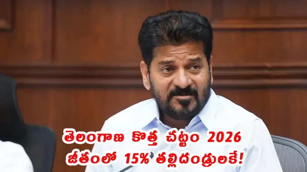 Telangana parents law 2026 parental support bill salary deduction