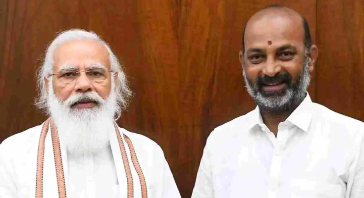 Bandi Sanjay meets PM Modi New Delhi meeting
