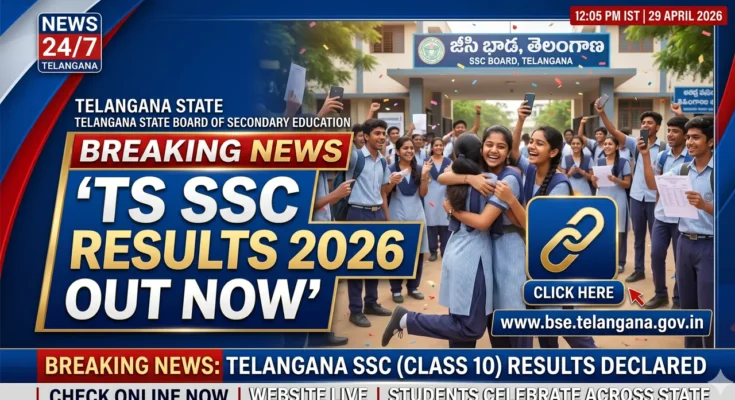 Official link to check Telangana SSC 10th class results 2026