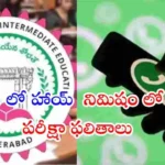 TS Inter results check online on WhatsApp MeeSeva chatbot mobile phone