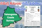 Telangana Population Caste Data : తెలంగాణ కుల సర్వే డేటా విడుదల