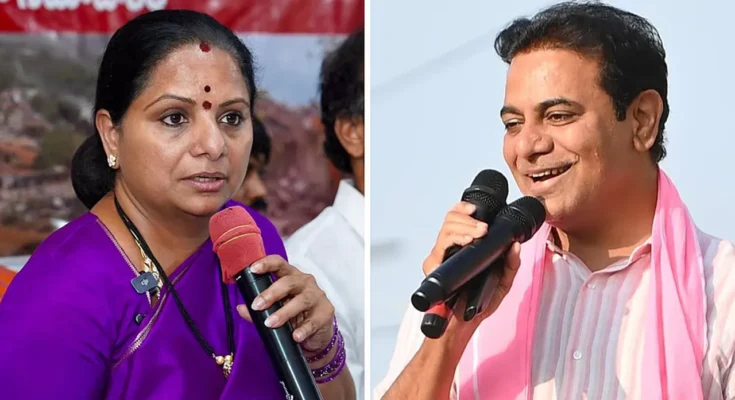BRS to TRS name change KTR Kavitha Telangana politics discussion