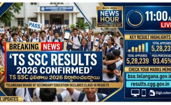 TS SSC Results 2026 official confirmed date and time notice