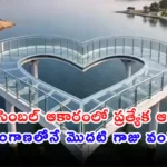 First glass bridge of Telangana under construction at Ellamma Cheruvu in Husnabad.