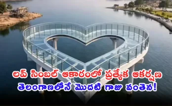 First glass bridge of Telangana under construction at Ellamma Cheruvu in Husnabad.