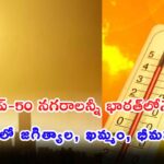 India dominates the world hottest cities top 50 list due to severe heatwave.