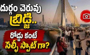 Hyderabad Cable Bridge selfie traffic hyderabad