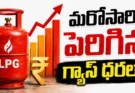 LPG Cylinder New Rates : గ్యాస్ సిలిండర్ మళ్లీ ఖరీదు… 3 నెలల్లో రెండోసారి పెంపు