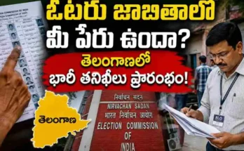 Sir In Telangana electoral roll enumeration june 25